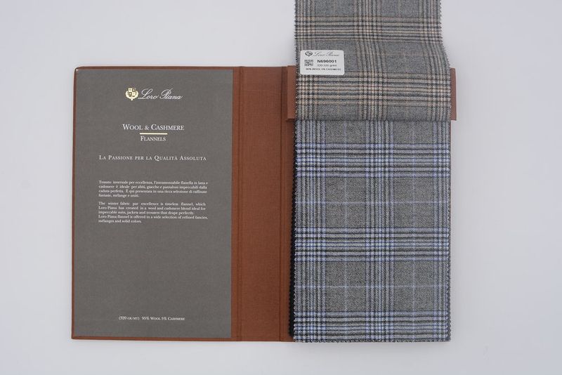 Loro Piana Wool and Cashmere Flannels