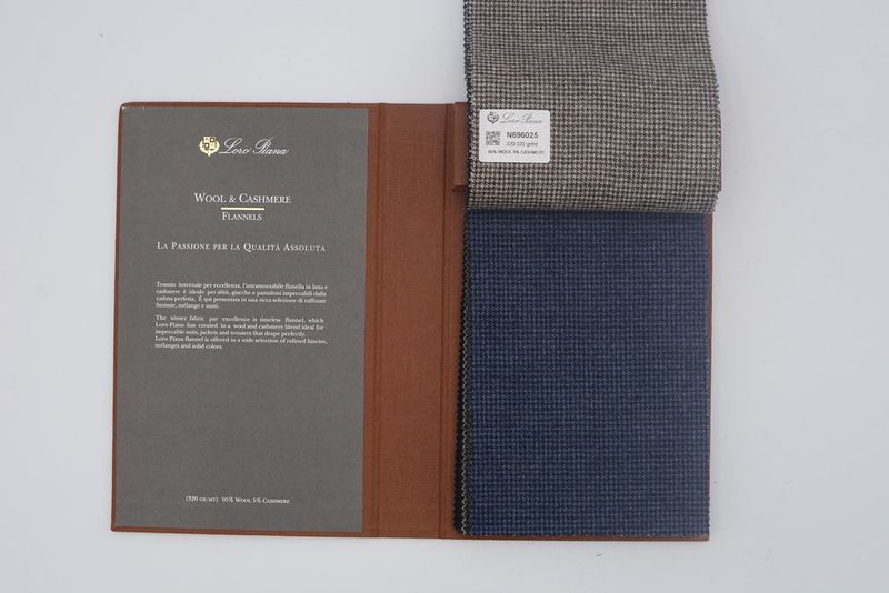 Loro Piana Wool and Cashmere Flannels