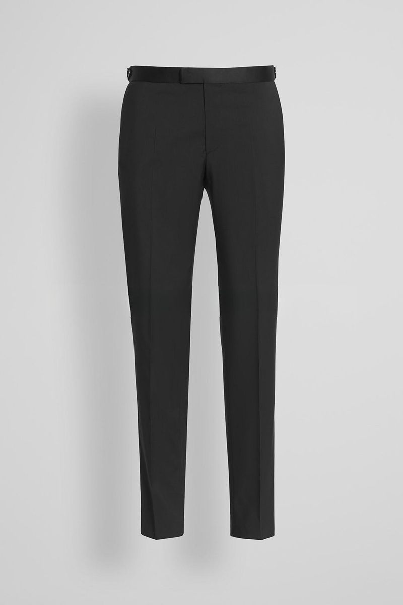 Zignone σμόκιν κοστούμι slim fit μαύρο — παντελόνι