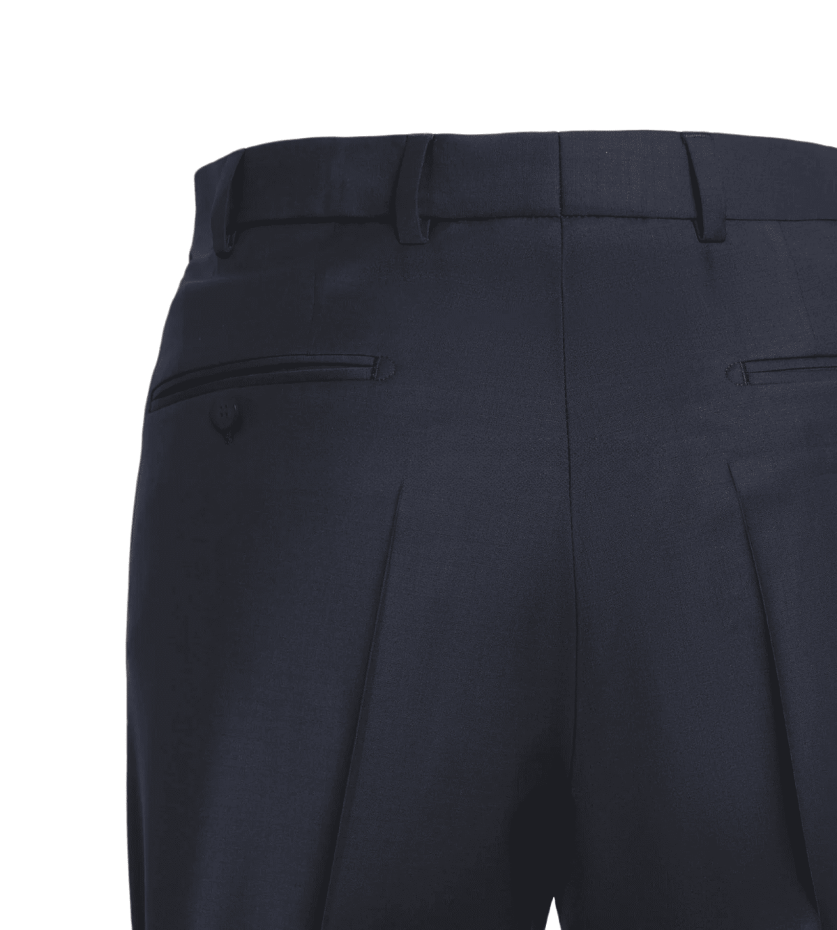 Zignone σμόκιν κοστούμι slim fit μπλε — πίσω όψη παντελόνι