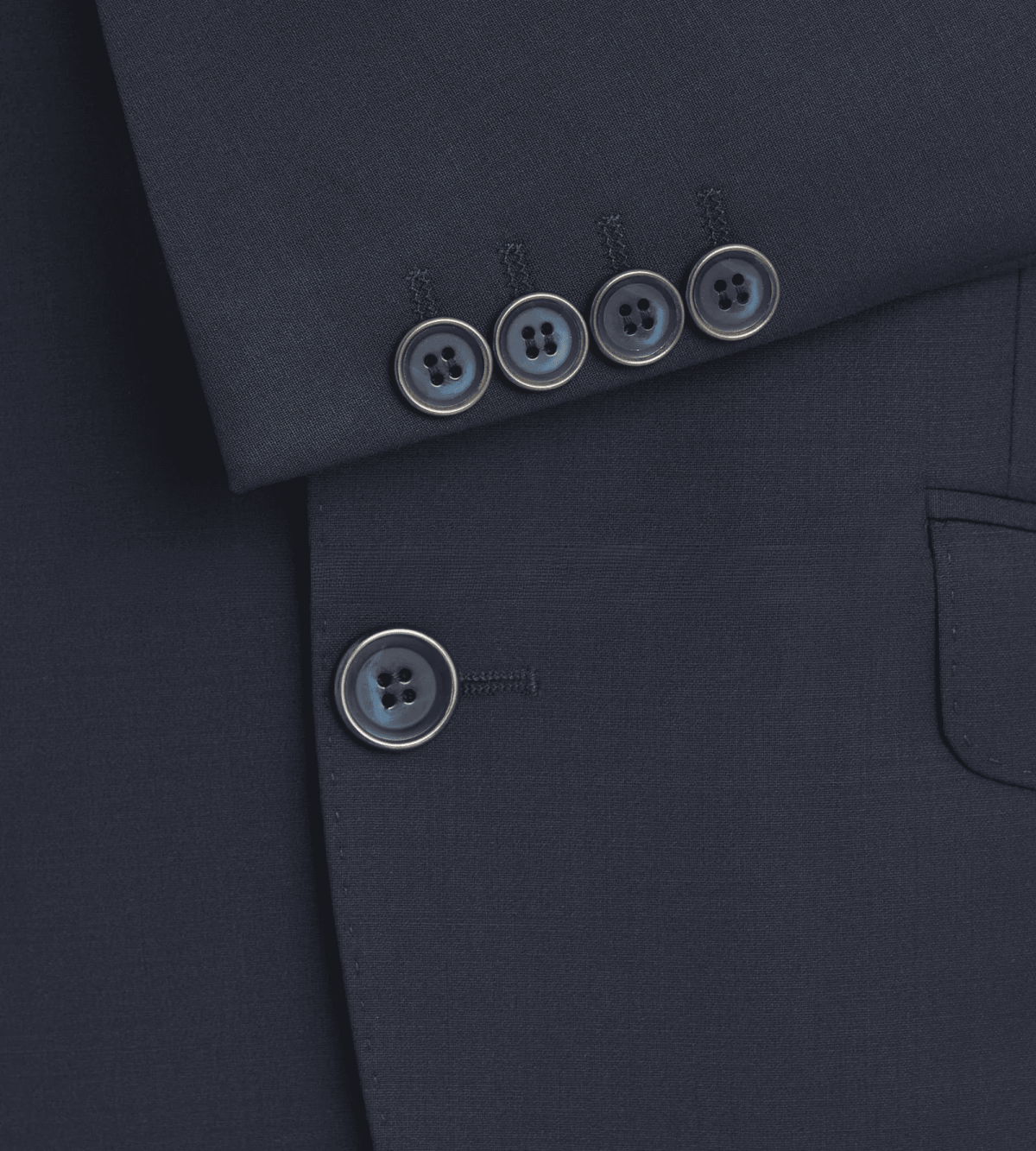 Zignone γαμπριάτικο κοστούμι slim fit μπλε — λεπτομέρεια υφάσματος