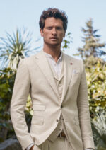 Λινό Κοστούμι Μπεζ Carnet