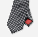 Μεταξωτή γραβατα ανθρακί