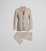 Λινό Κοστούμι Μπεζ Carnet