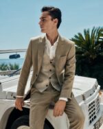 Κοστούμι Μπεζ Marlane | DRESSMAN est.1974